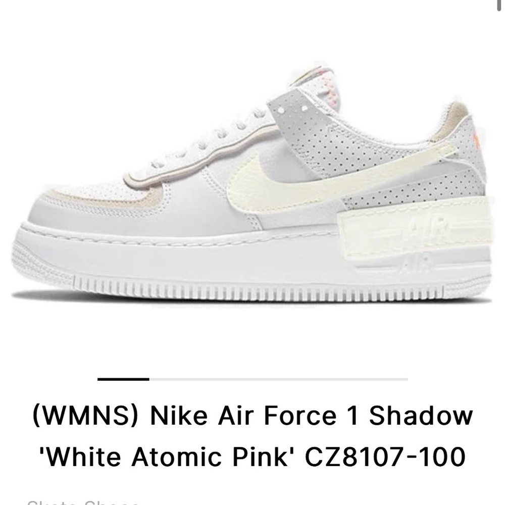 Nike Air Force 1 Shadow 'White Atomic Pink'
